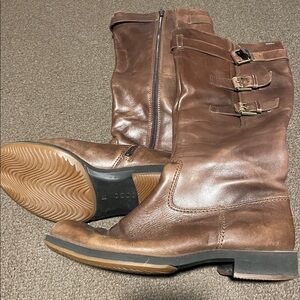 Ecco Hobart 25 Buckle Tall Riding Boots EUR 39